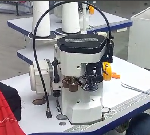 Triko yandikiş makinası kafadan motorlu tam yağlı otomatik 